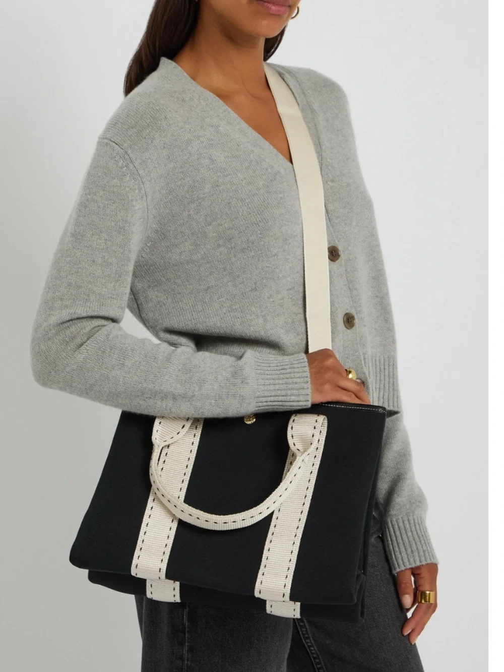 Rue De Verneuil Traversée M Sellier canvas tote bag